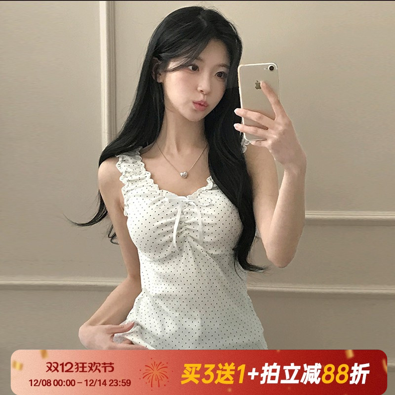 【法式芭蕾风】甜美少女感背心