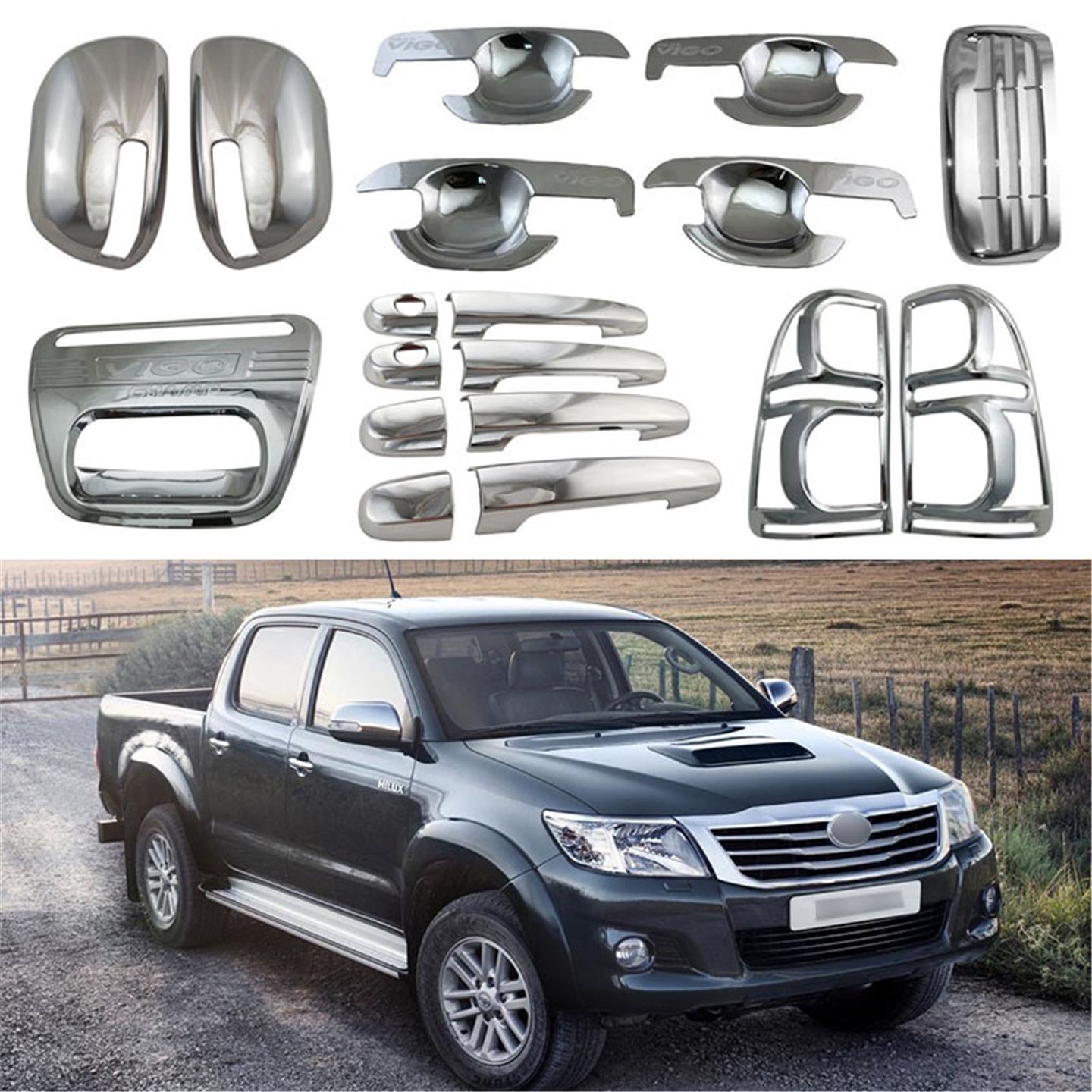 丰田海拉克斯倒车镜拉手门碗