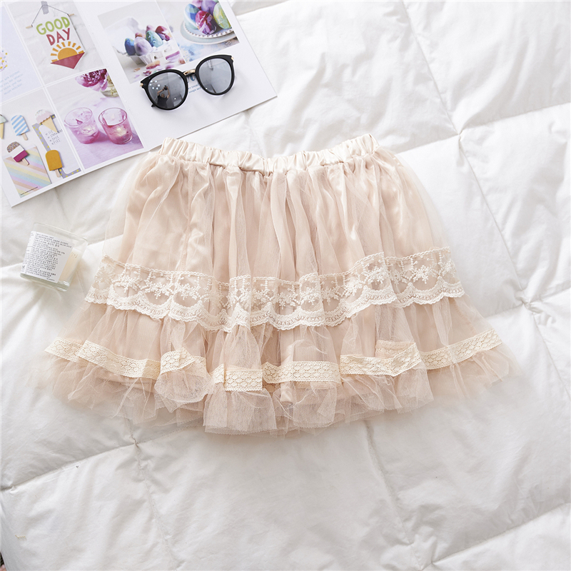 2019年夏季新款蕾丝短裙松紧腰清新甜美可爱花边浅色系半身裙子在类目 女装/女士精品, 半身裙中 - 来自Buy2taobao.com提供专业的淘宝代购服务