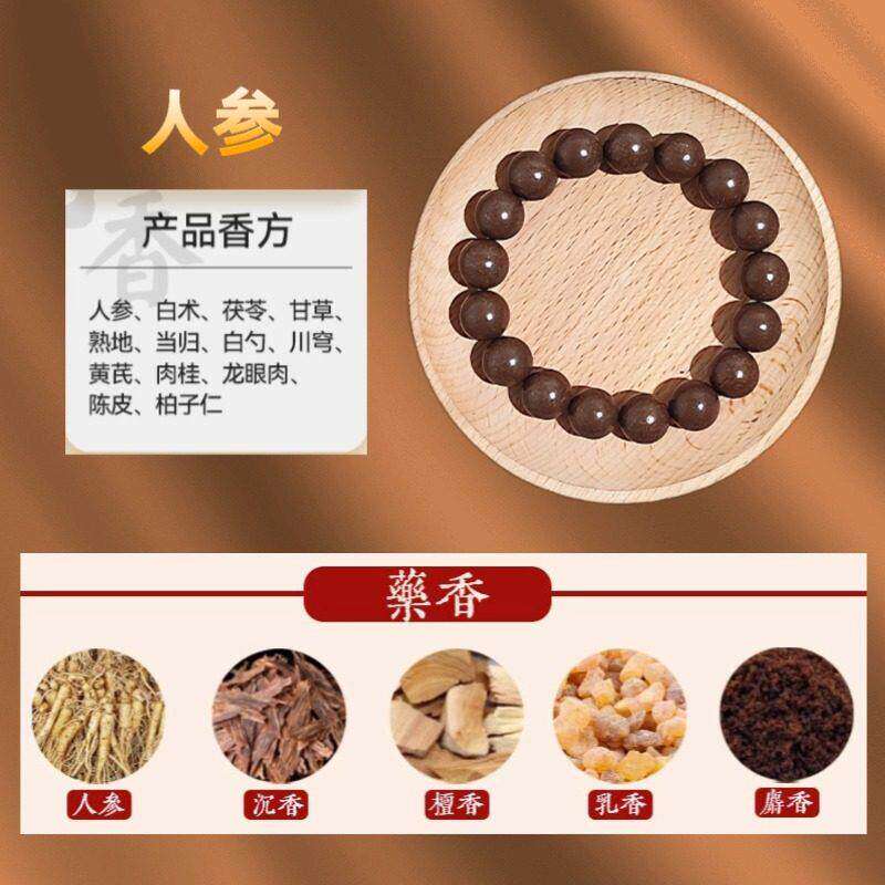 天然药香中式手串五行合