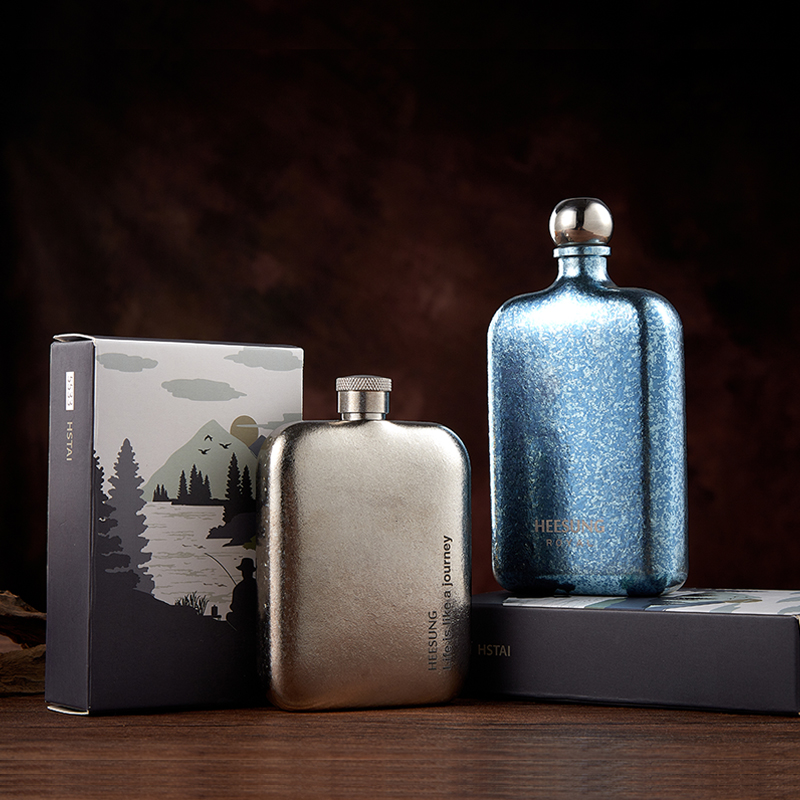 HEESUNG3/5兩裝鈦酒壺小容量隨身