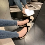 [Sheii su yinyin] Eugene Beauty ~ Fang Head Franki Boulti Light Ballet Single Thote Single Fair Shoes