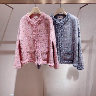 小香风气质甜美亮片外套女XRJ5W05D 2025秋冬新款 专柜正品