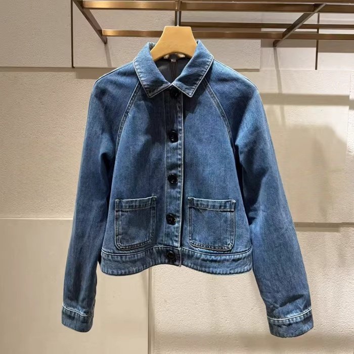 JR 专柜正品2026春季新款 娃娃领水洗牛仔短单排扣外套女XSJ1W12C,女装/女士精品,礼服/晚装,淘宝优惠券,粉丝福利购,淘宝优惠卷