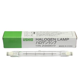 USHIO优秀牛尾JP120V500WC6 FDF双端卤素灯泡 D65对色500W