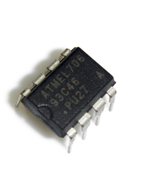 AT93C46 直插八脚 93C46 存储器 串口EEPROM 1K (128 X 8) DIP-8