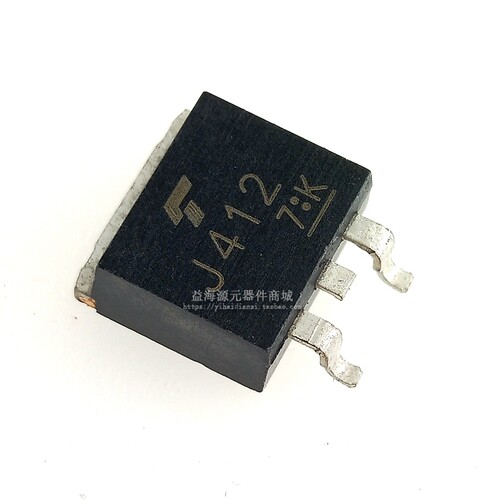 挖掘机电脑板常用管 J412 三极管 2SJ412  贴片TO-263