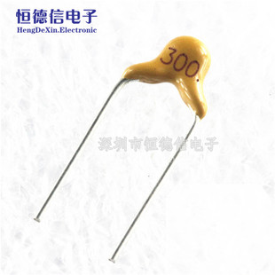 300 50V 直插 全新独石电容 1K=26元 30P 脚距5.08MM 30PF