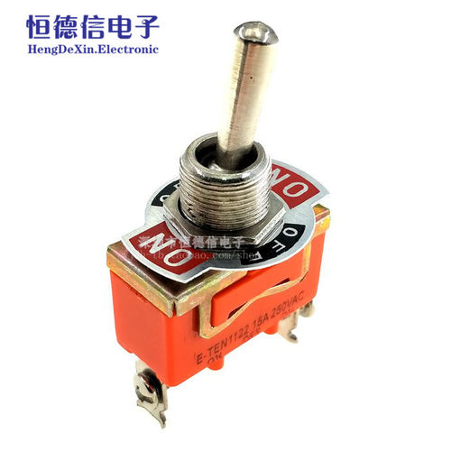 E-TEN1122 钮子开关3脚3档摇头开关电源开关摇臂开关 拨动开关