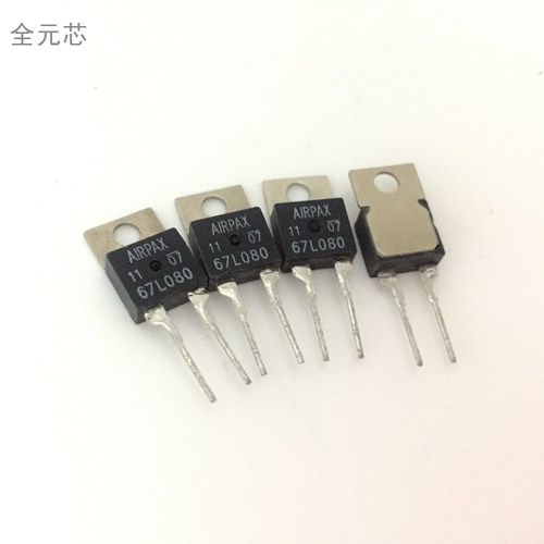 67L080 三极管 全新原装进口 常闭温控开关 温度达到80度自动断开