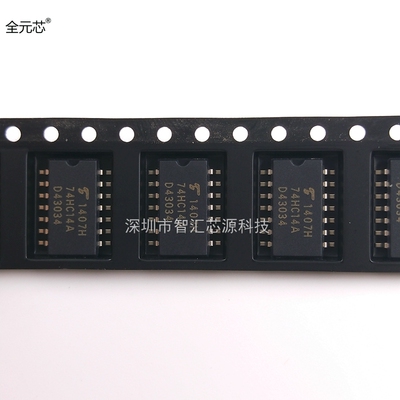 74HC14A 逻辑芯片 贴片 SOP14封装 TC74HC14AF 5.2MM中体