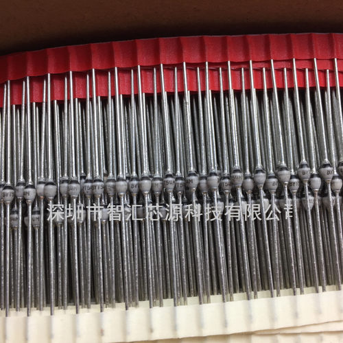 直插二极管   BYT54M-TAP BYT54M 1.5W1000V SOD-57  玻璃