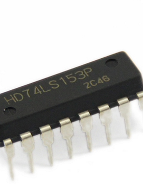 HD74LS153P 直插 74LS153 双4选1数据选择器 DIP-16 全新IC集成