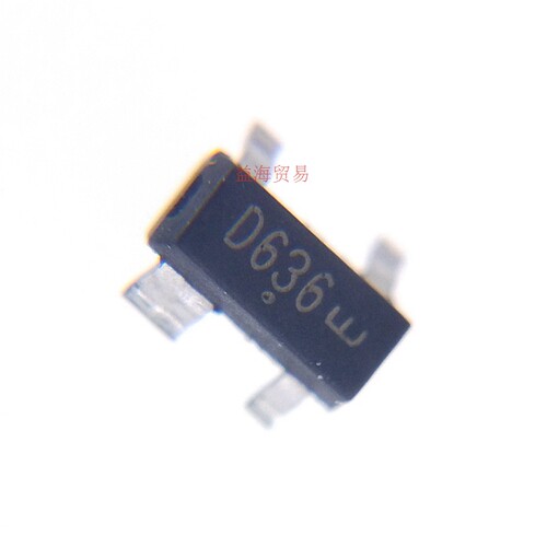 10个全新CM1293A-02SR 丝印D636  ESD静电保护二极管 SOT-143