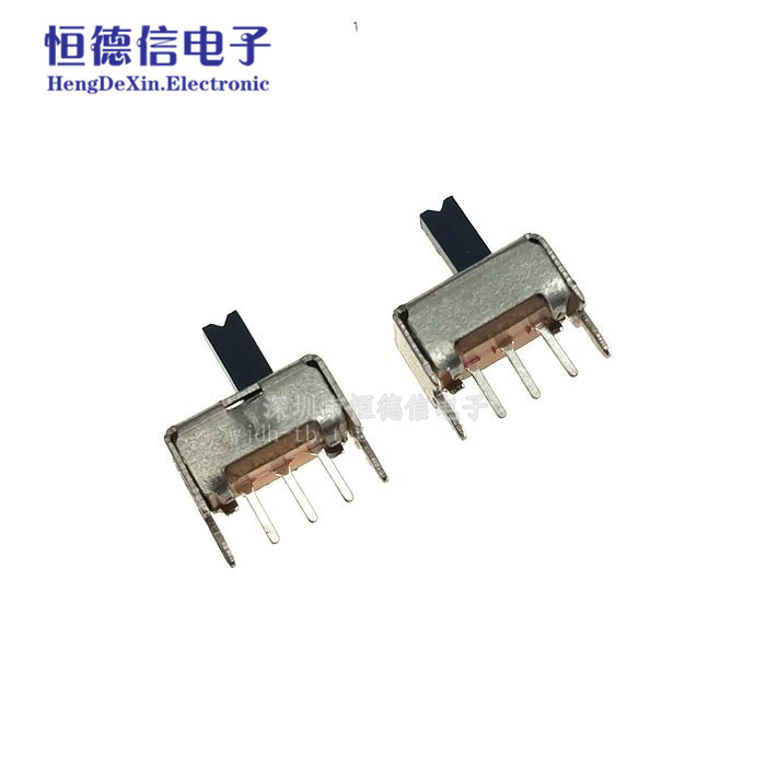 SS12D07VG3 拨动开关 5脚 1P2T 3脚 2档 柄高3MM 带支架 P-2.0MM
