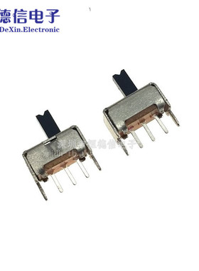 SS12D07VG3 拨动开关 5脚 1P2T 3脚 2档 柄高3MM 带支架 P-2.0MM