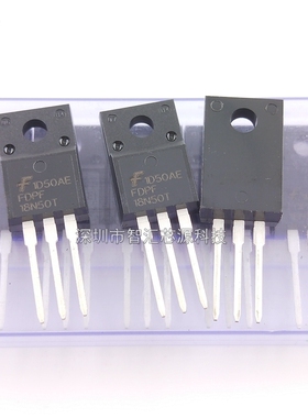 FDPF18N50T MOS场效应管 500V18A  N沟道直插 18N50T TO-220F塑封