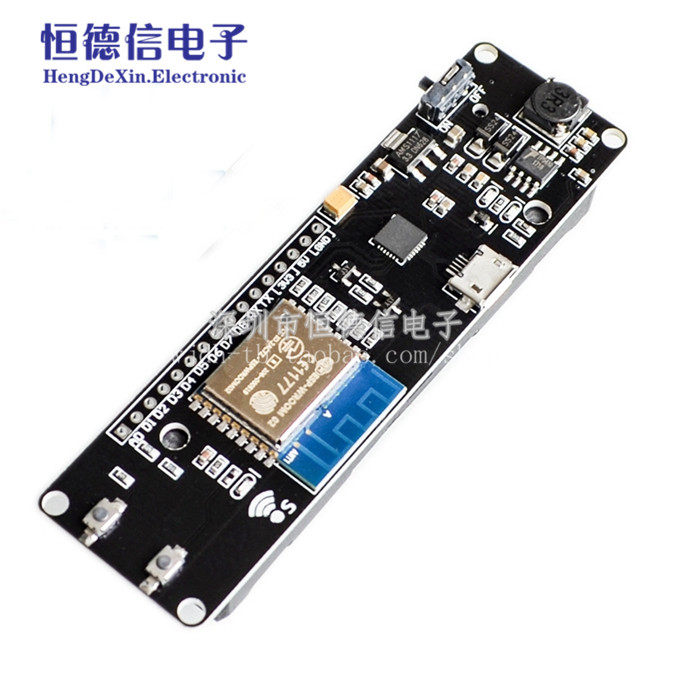 wemos ESP-WROOM-02 主板 D1迷你 esp8266+18650电池套