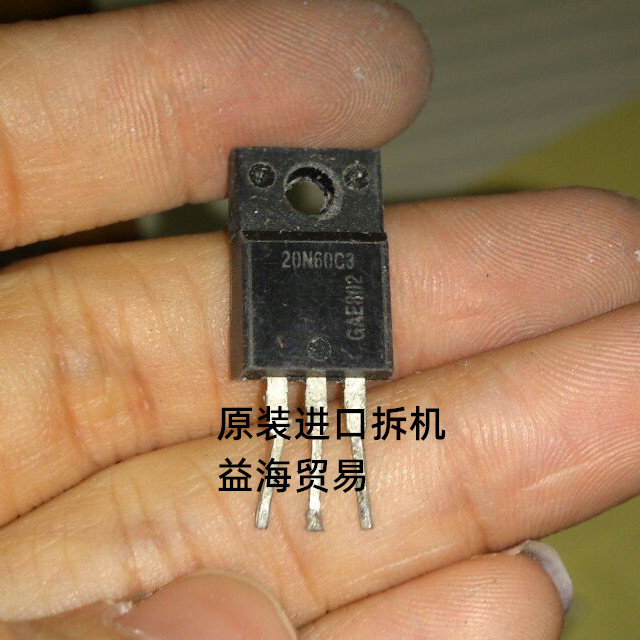 原装进口拆机20N60C3 场效应MOS管 SPA20N60C3 塑封TO-220F图片