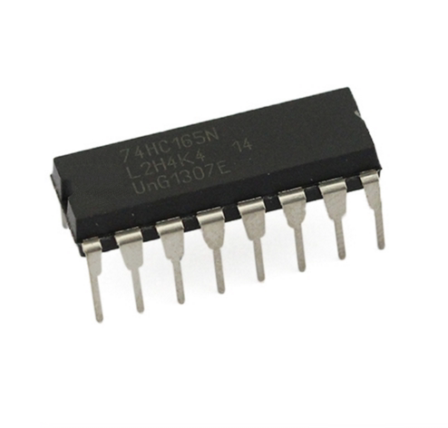 74HC165N 直插  移位寄存器 8位 并行装载 DIP-16 全新原装
