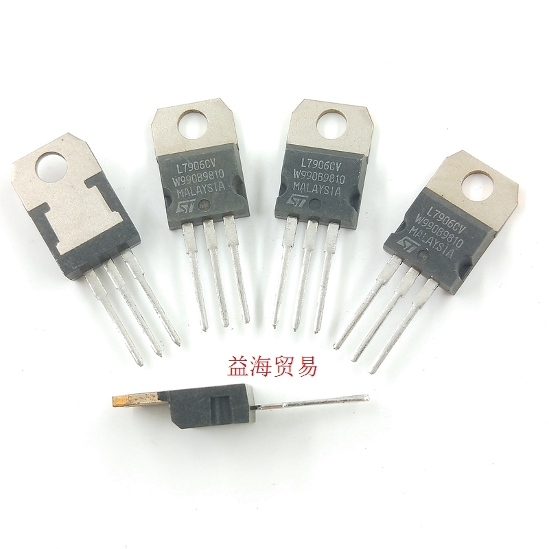 L7906CV 全新原装进口  三端稳压器6V 老年份库存 直插TO-220