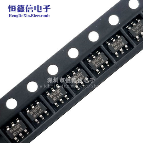 徳贴片 SOT23-6 RH6030 融合单键触摸按键IC 单声道电容式触摸