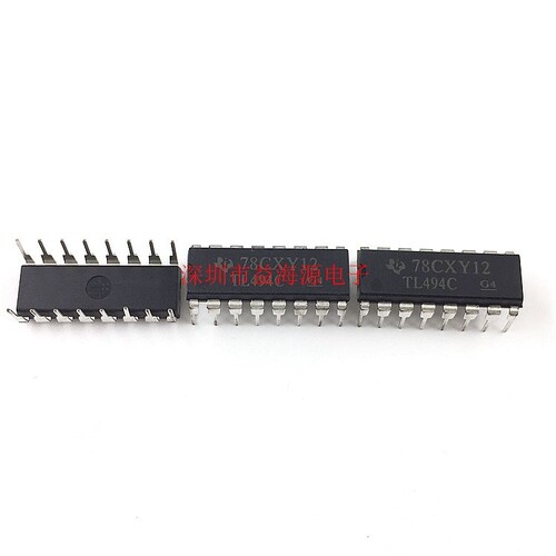 TL494C集成块芯片 全新 TL494CN 常用开关电源管理芯片 直插DIP16