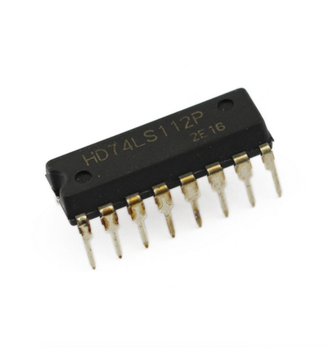HD74LS112P 直插 74LS112 带预置清除负触发双J-K触发器 DIP-16
