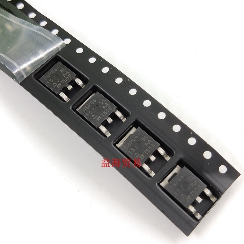 SUD08P06-155L 场效应管 MOS管 P沟道 60V8.4A 贴片TO252封装