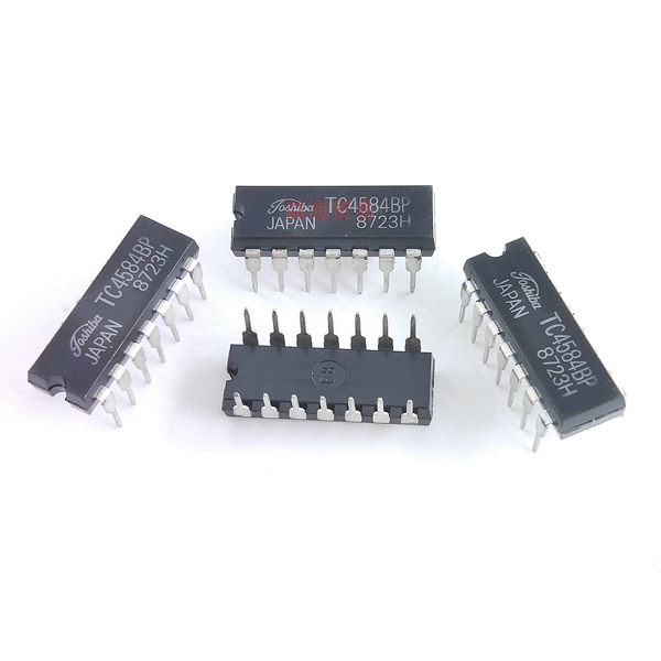 全新原装进口 TC4584BP 逻辑六反相施密特触发器 直插 DIP-14封装