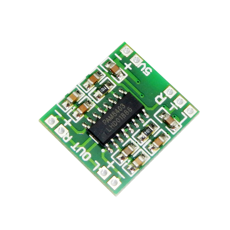 电源 超微型数字功放板 2*3W D类 数字功放板 2.5～5V 可USB供电