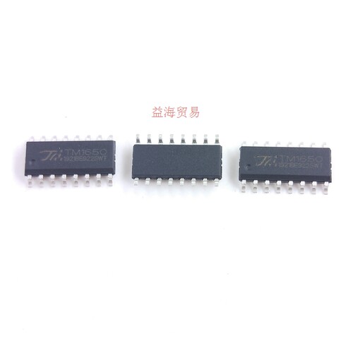 TM1650 全新原装 SOP16 8*4位驱动数码管芯片 贴片16脚 IC 芯片