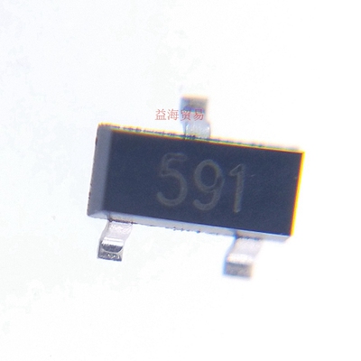 FMMT591TA 丝印591 贴片SOT-23  全新原装  PNP管 双极性晶体管