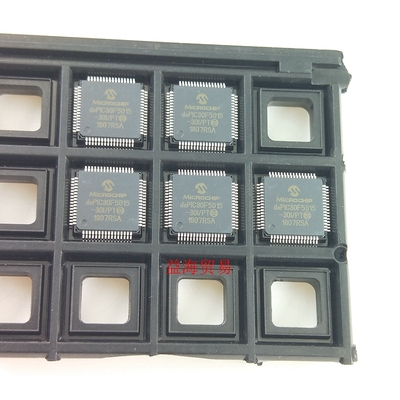 dsPIC30F5015-30I/PT 全新原装进口单片机 TQFP64 微控制器 66 kB