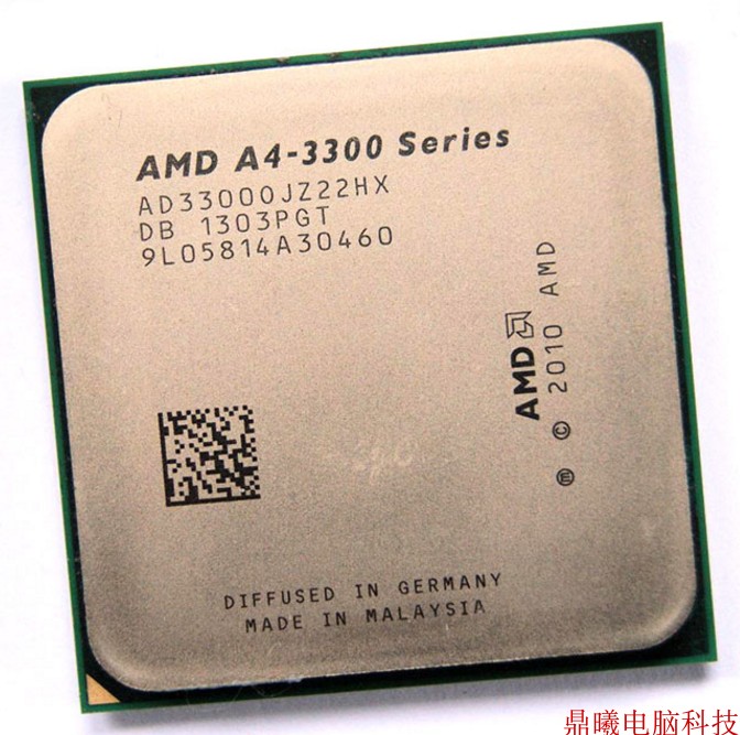 AMD A4 3300 Ë«ºËÐÄ2.5G A4 ¼¯ÏÔ FM1 905Õë ɢƬ̨ʽ»úCPUÕýʽ°æ
