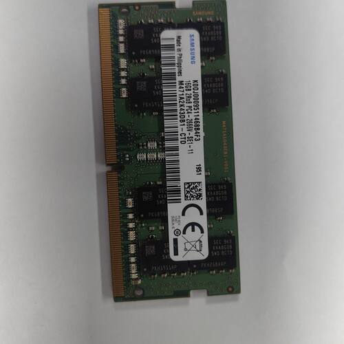 三星16G 2RX8 PC4-2666V SODIMM笔记本内存M471A2K43DB1-CTD