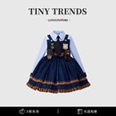 女童朱迪兔子警官连衣裙秋冬款 小女孩洛丽塔公主裙儿童生日礼服裙