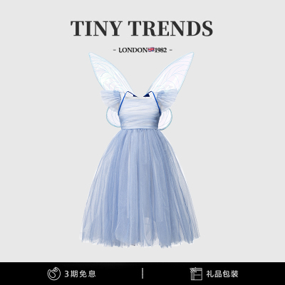 女童艾莎连衣裙生日礼服公主裙