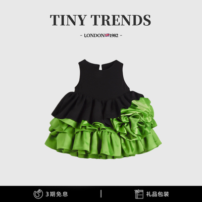 女童公主裙表演高级感走秀礼服裙
