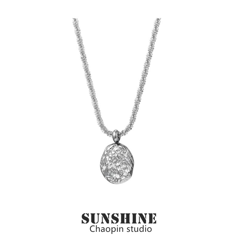 日韩时尚波光粼粼几何圆