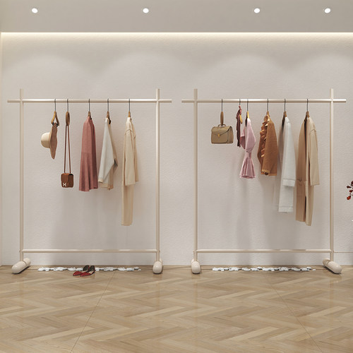 北欧服装不锈钢奶白色