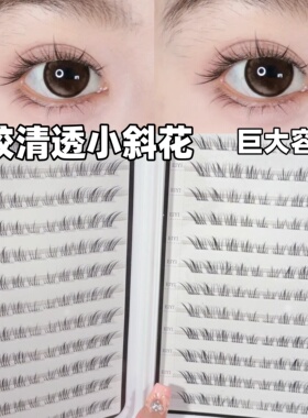 大容量小斜花假睫毛~一盒顶3盒