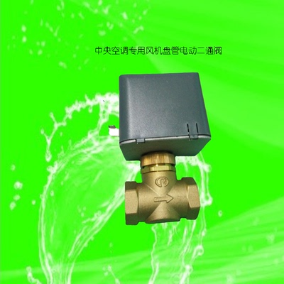 厂家直销宁波日安黄铜电动二通阀
