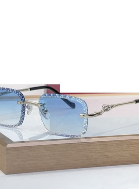 金属方形遮阳太阳镜男女款小脸潮