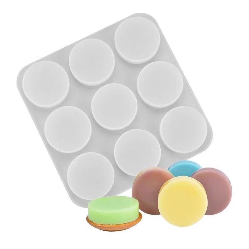 9连孔圆形手工皂基小样蜡烛凝胶滴胶香薰石膏水泥硅胶DIY烘培模具,厨房/烹饪用具,烘焙模具,淘宝优惠券,粉丝福利购,淘宝优惠卷