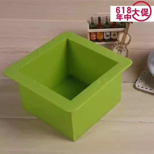 大正方形冷冻汤冰砖奶块硅胶模具图片