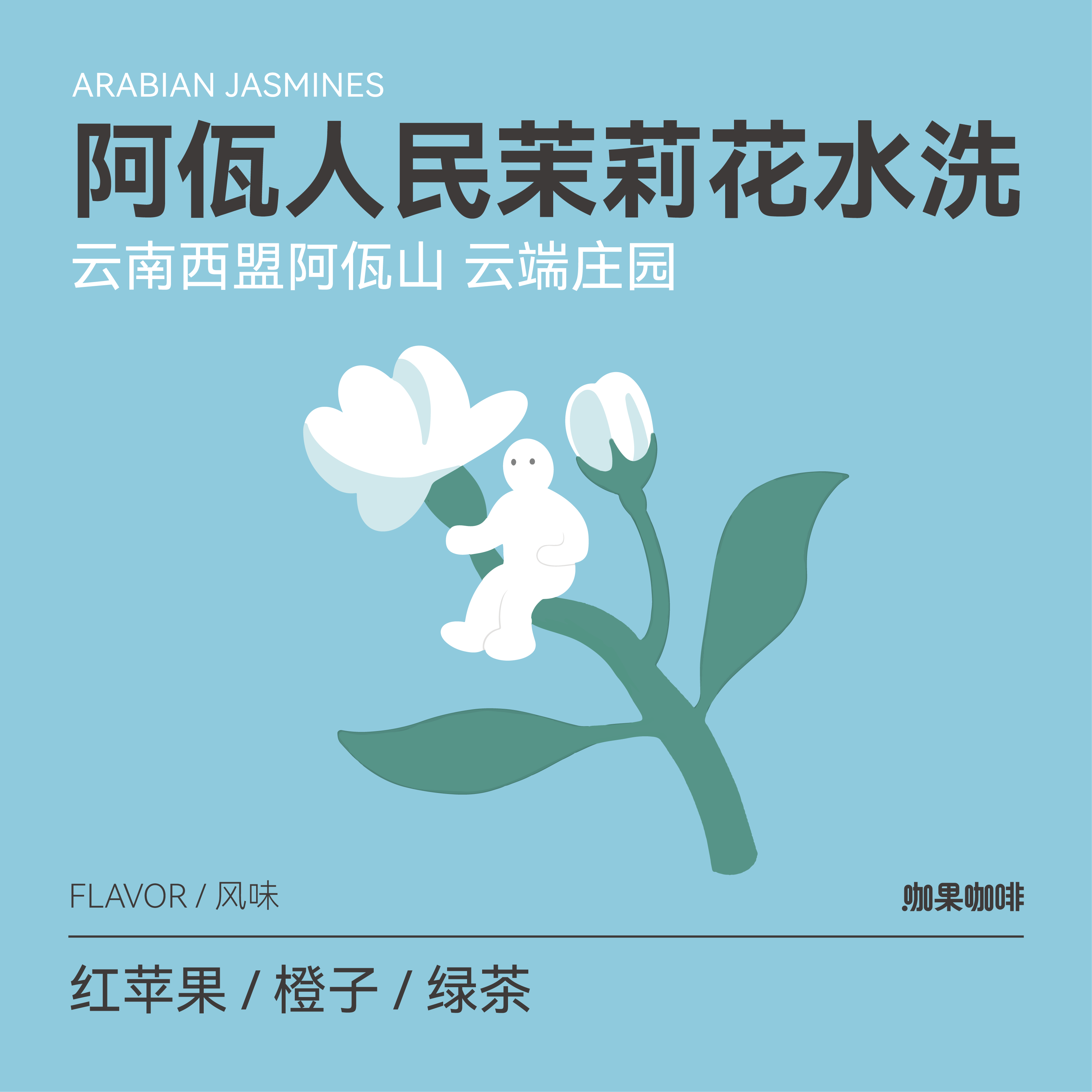 云南阿佤人民水洗茉莉花手冲咖啡