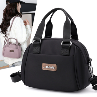 小包包新款时尚斜挎迷你牛津布女包手提斜挎帆布包百搭中年妈妈包