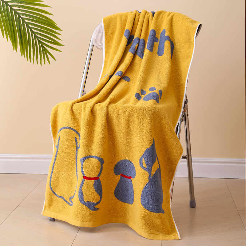 全棉雅色织提花浴巾精梳纯棉吸水不掉毛成人洗澡大浴巾男女