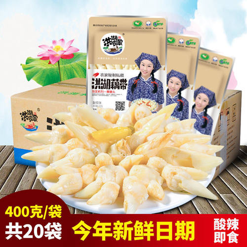 洪湖农家泡藕头20袋整箱
